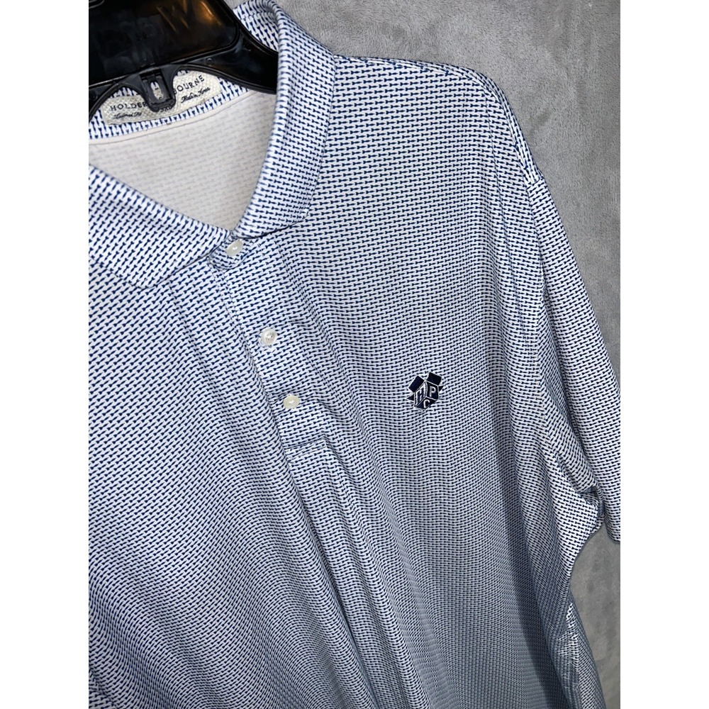 Holderness & Bourne Mens 3XL Tailored Fit Polo Shirt arrows Golf (Company Logo)